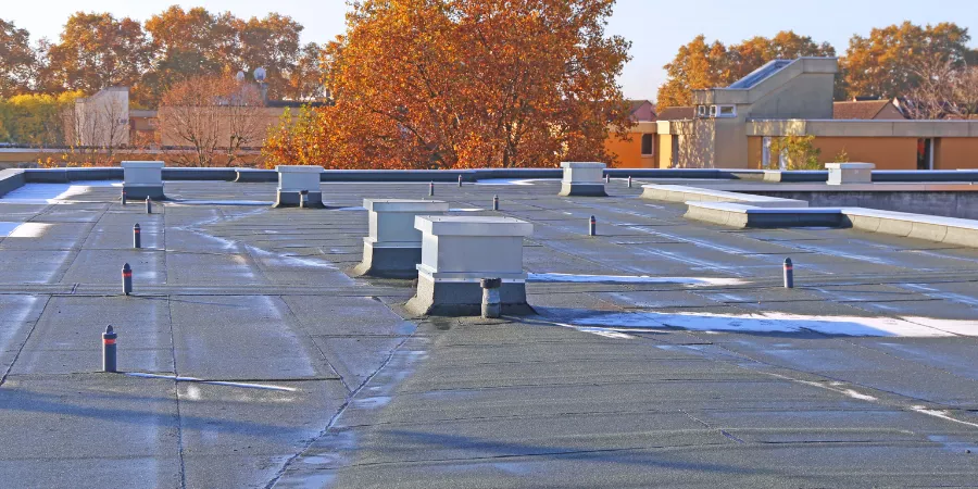 commercial flat roof